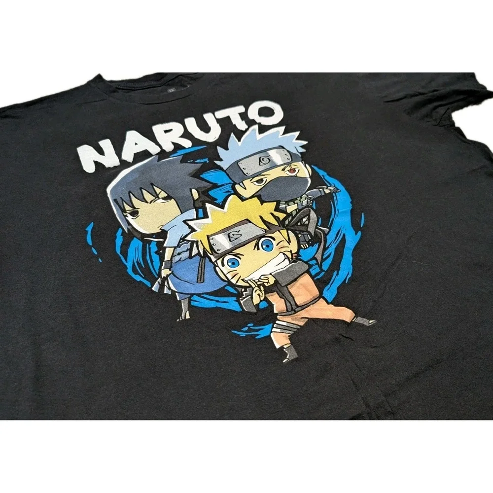 Naruto Shippuden Ripple Junction T-Shirt Size‎ 2XL Black Anime T Black